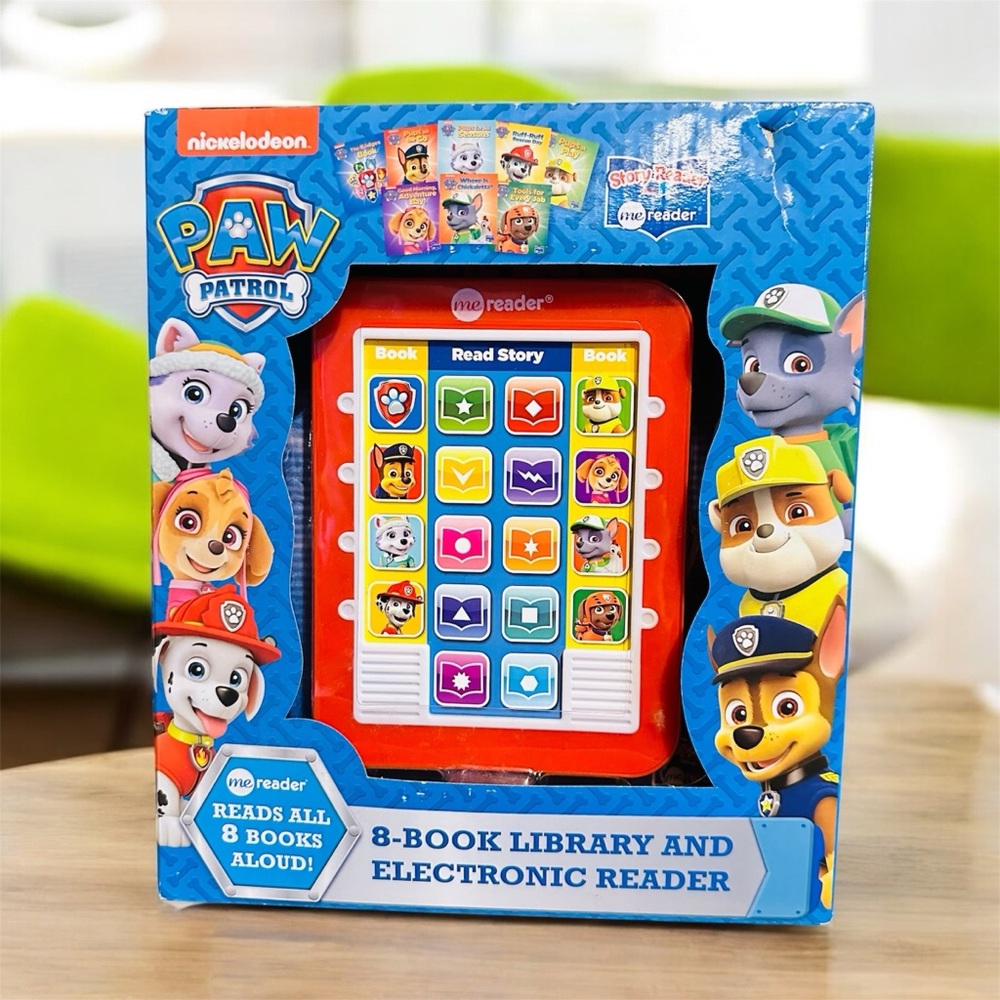 Nickelodeon - Paw Patrol Me Reader Electronic Reader and 8-Book Library NEW